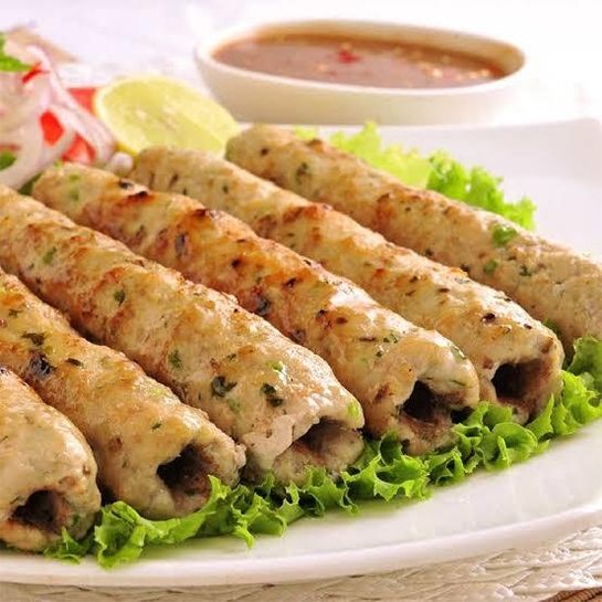 Chicken Seekh Malai Kebab