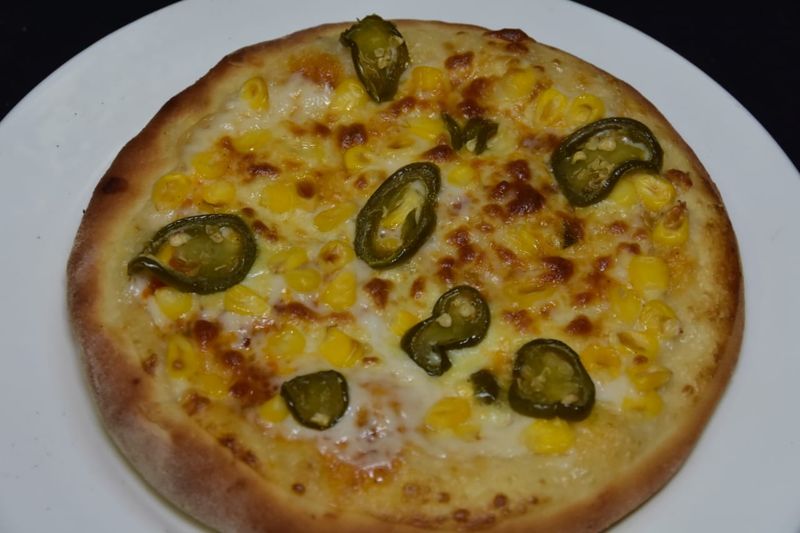 Spicy Corn pizza