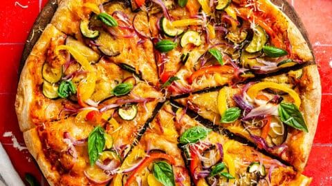 Veggie Justi pizza