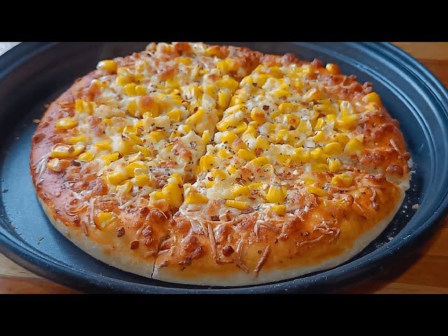 American Golden Corn pizza